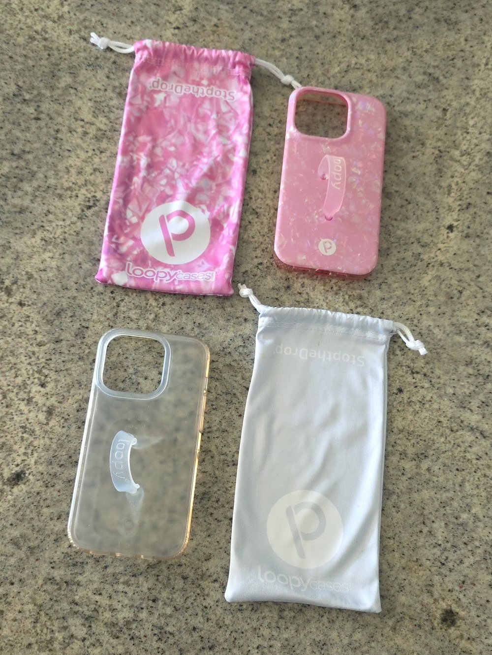Bundle Of 2 Loopy Cases For iPhone 14 Pro Case with Loop Straps